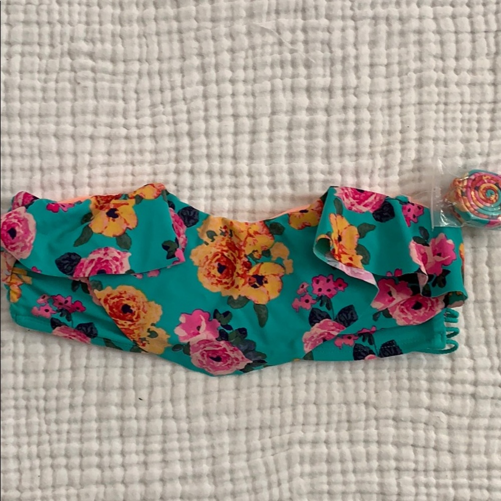 Xhilaration Swim Bandeau Top M